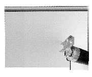 Halter f&uuml;r Folienleinwand