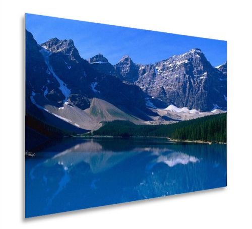 Lichtbildwand ohne Rahmen